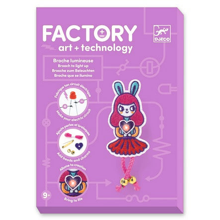 יצירה פאקטורי - סיכה ארנבונית זוהרת