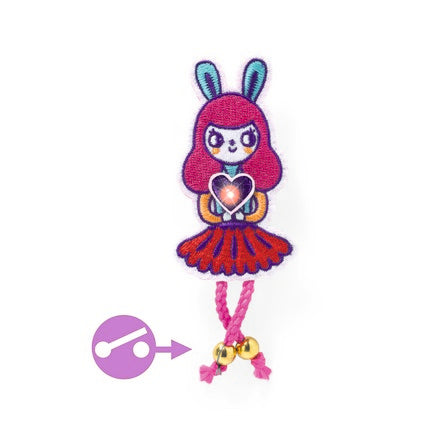 יצירה פאקטורי - סיכה ארנבונית זוהרת