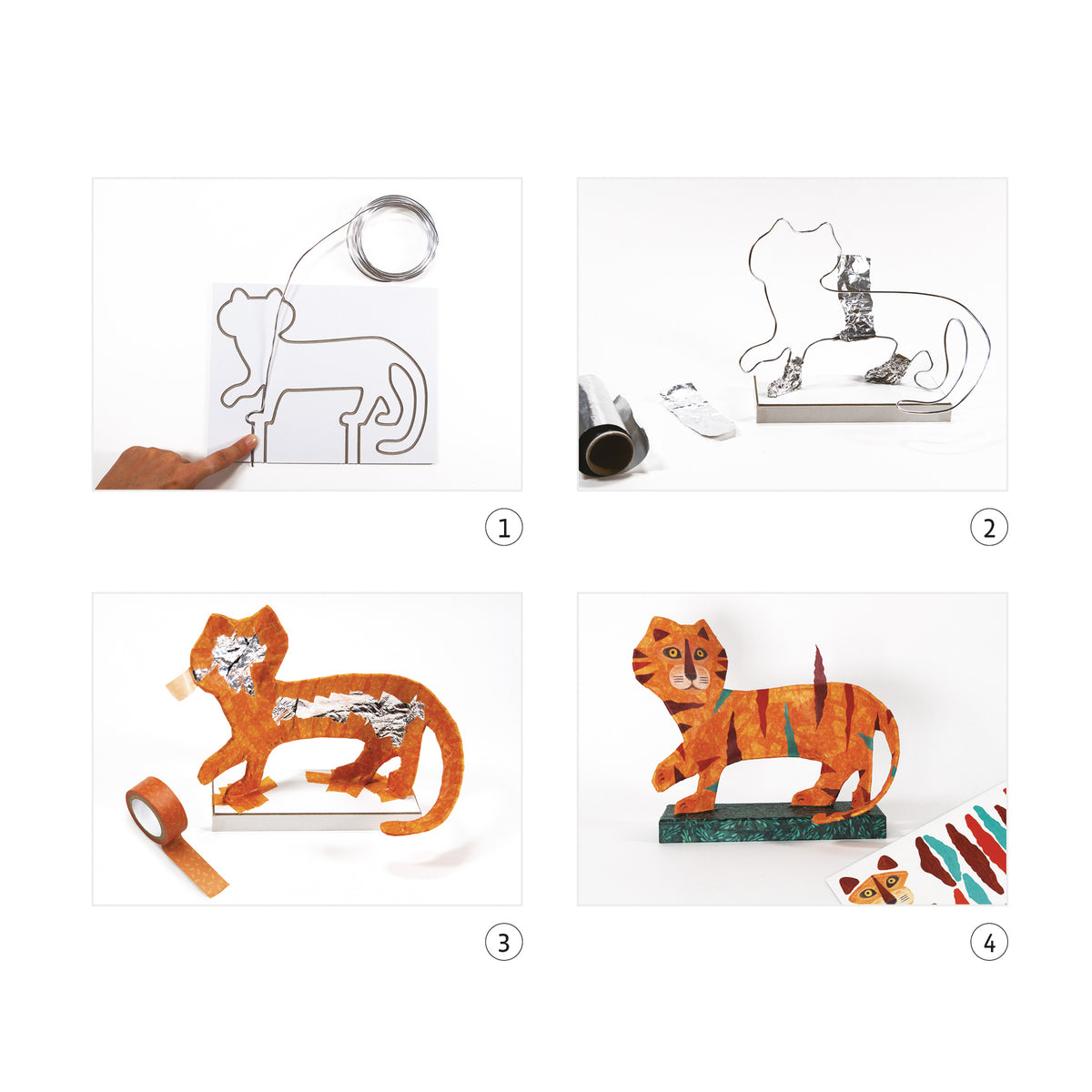 יצירה - פסל הטיגריס