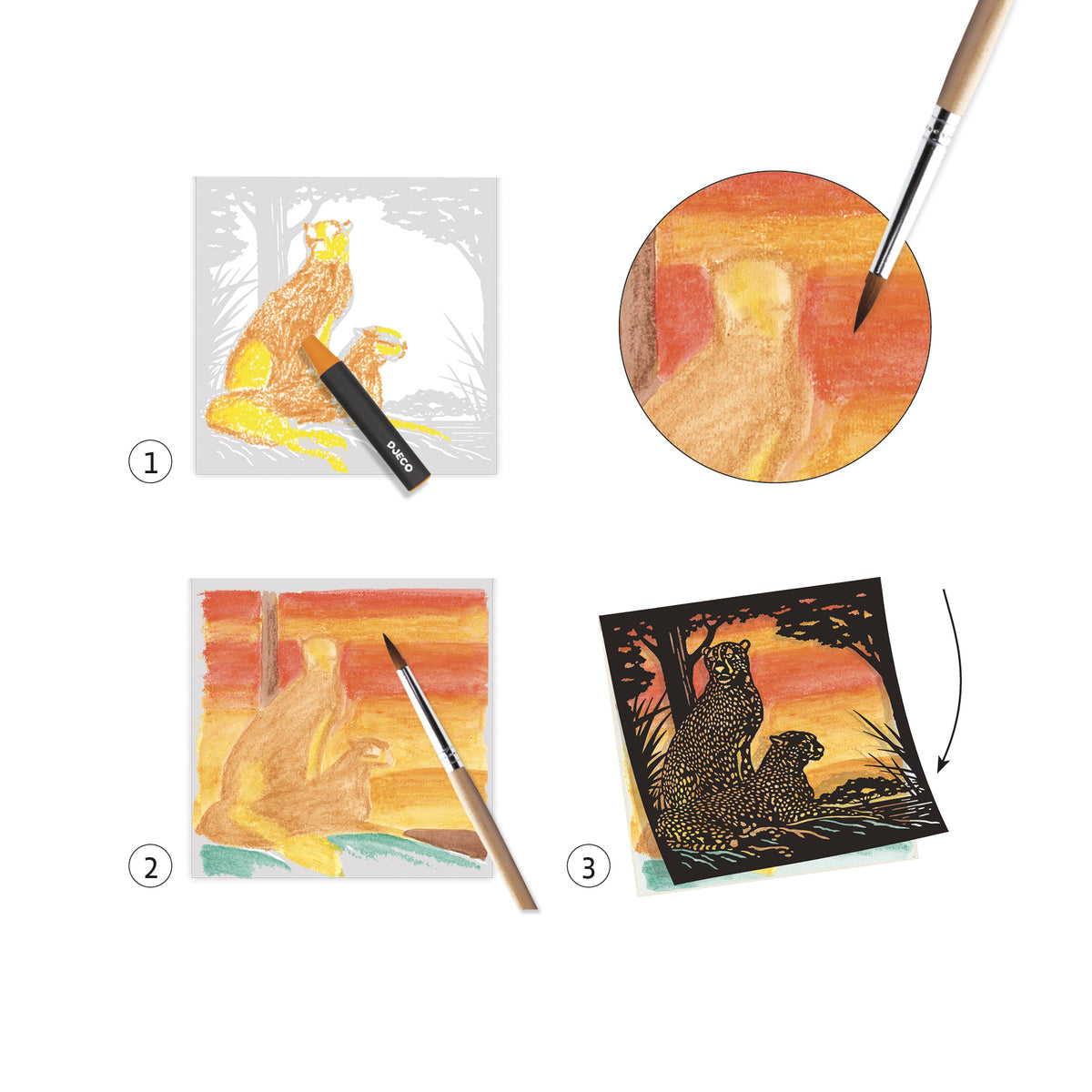 יצירה - רקעים ג&#39;ונגל