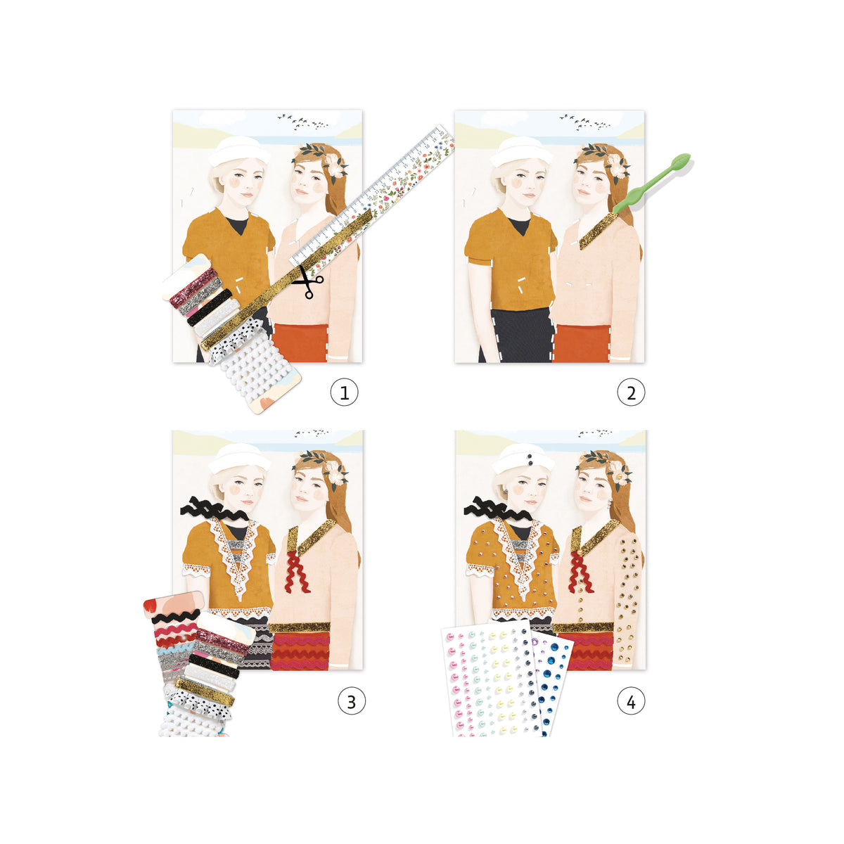 יצירה - אופנה סרטים ואבנים