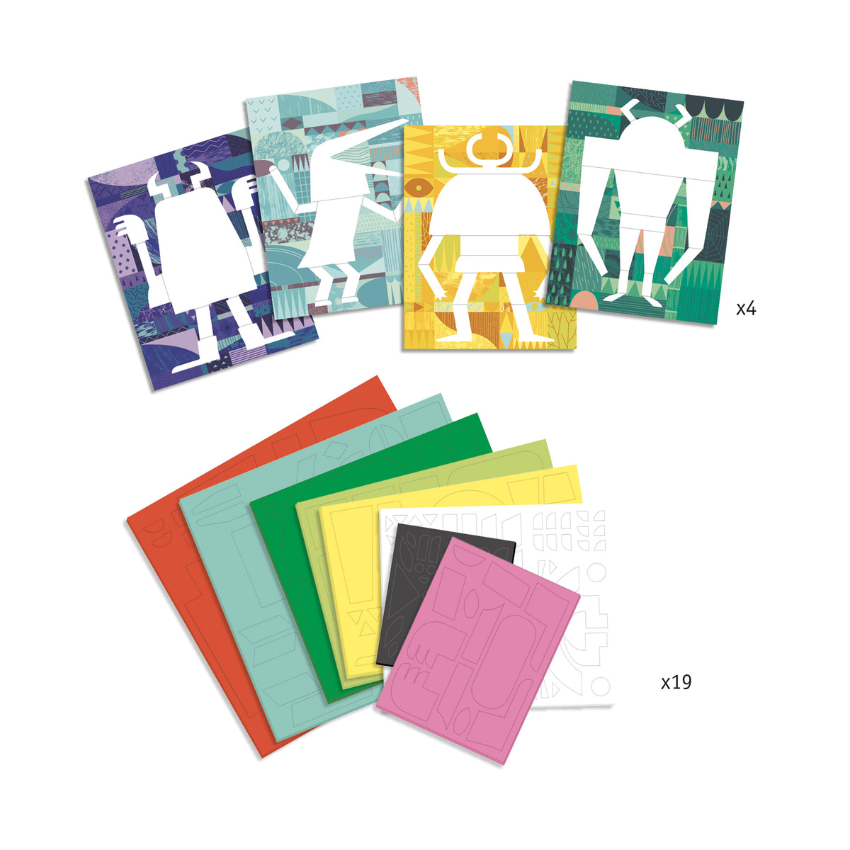 יצירה - מוזאיקה גלריית מפלצות