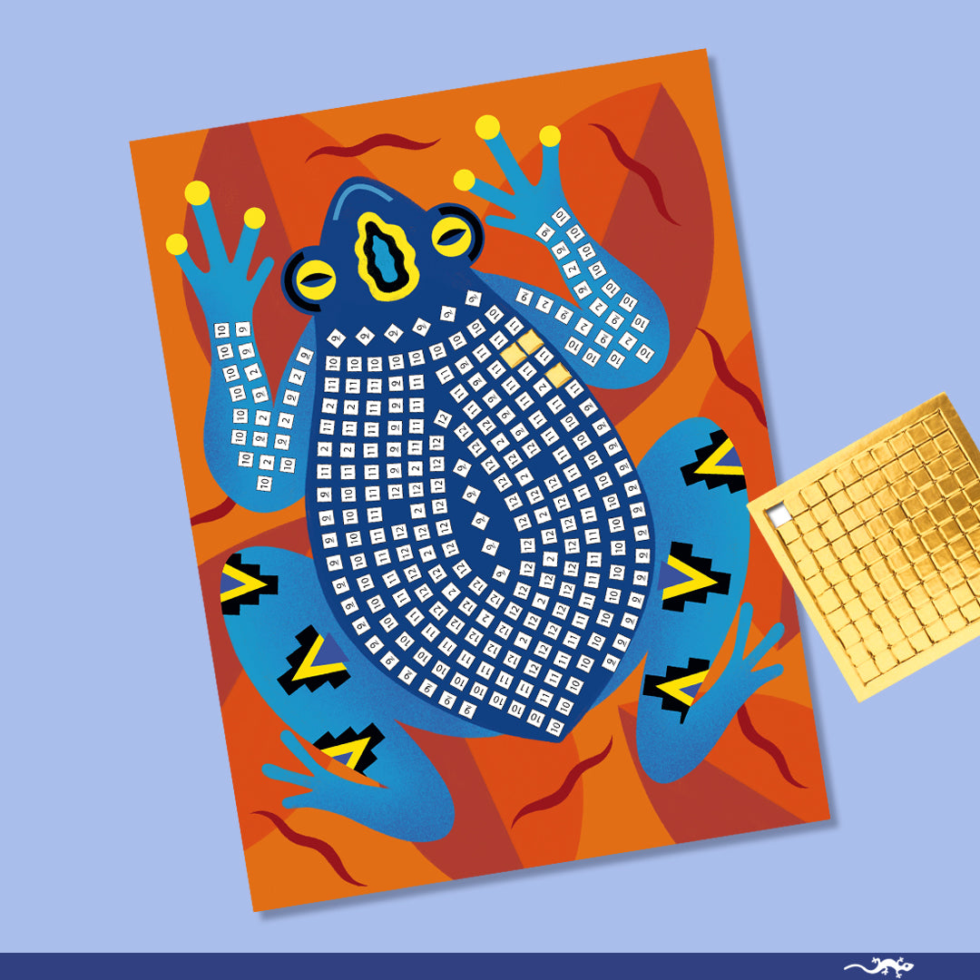 יצירה מוזאיקה נצנצים-ג&#39;ונגל