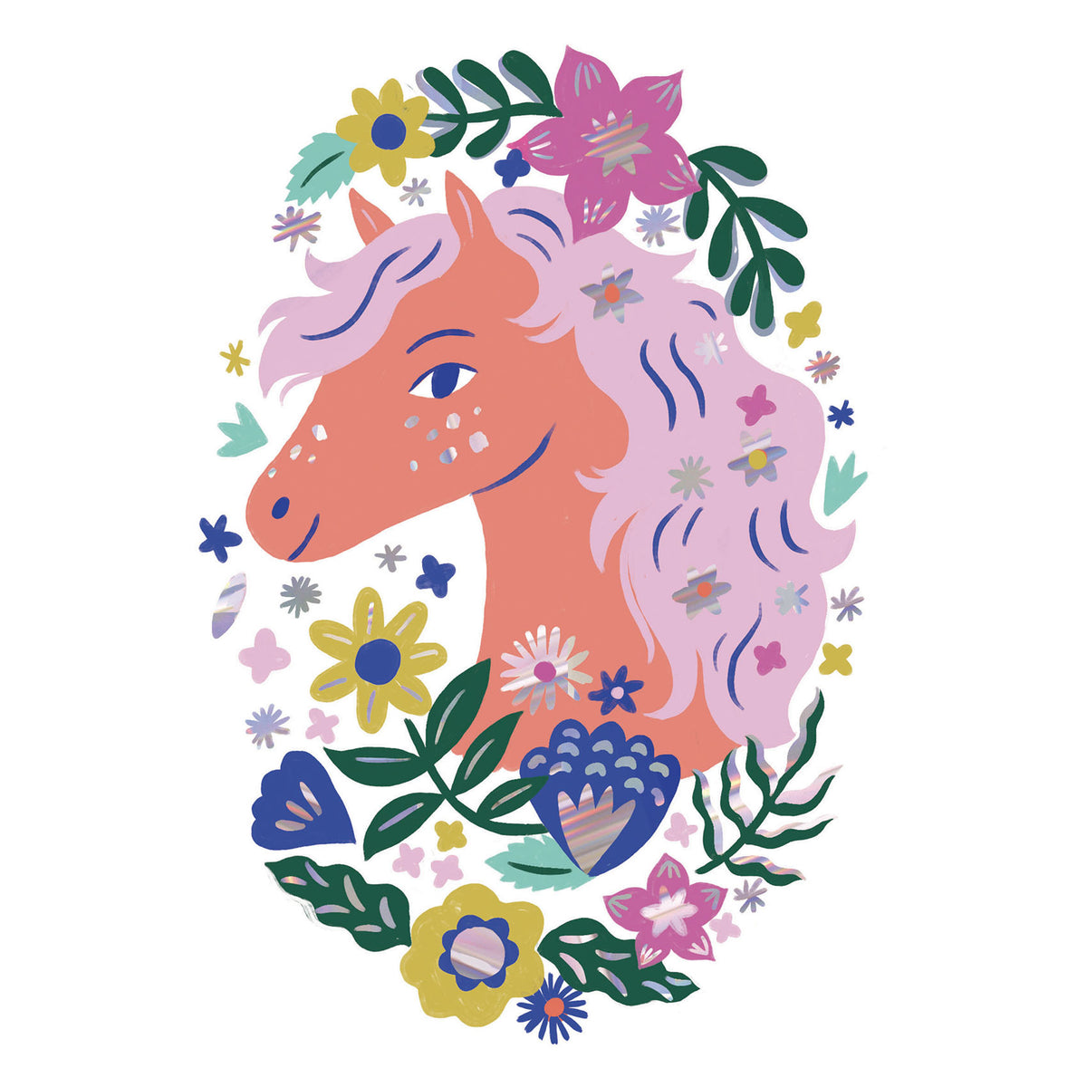 קעקוע גדול - סוסים