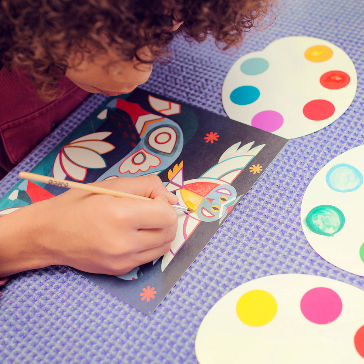 יצירה עם צבעי מים - חיות מעודנות