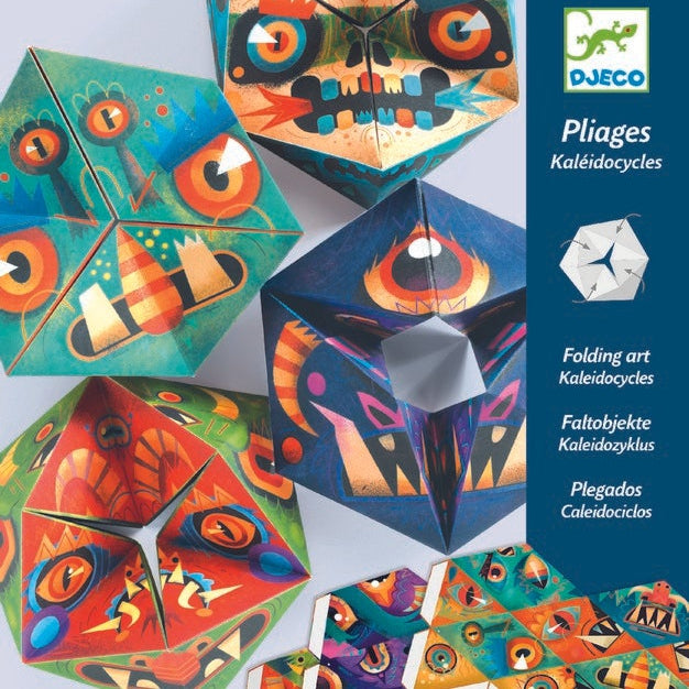 יצירה אומנות הקיפול - מפלצות מתחלפות