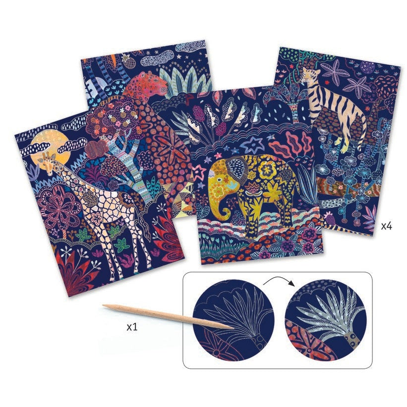 יצירה חריטה - טבע סמוק