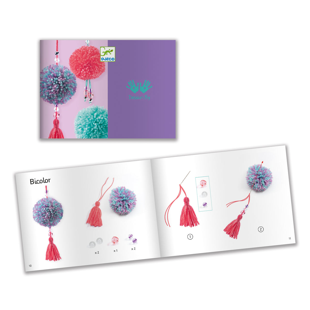 יצירה - פונפונים תלויים