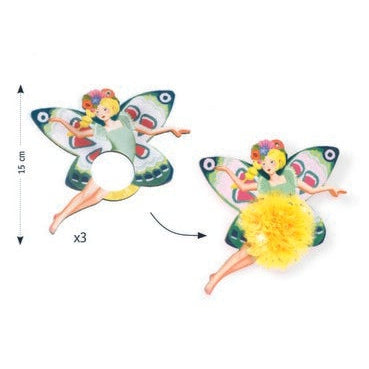 יצירה פונפון - פיות