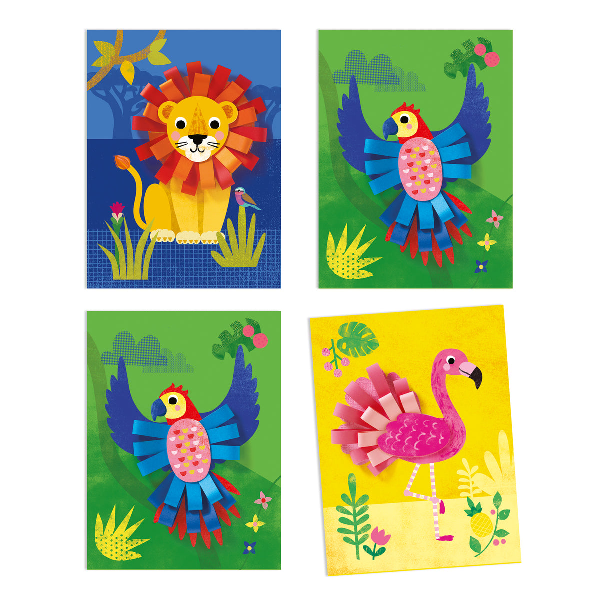 יצירה לקטנים - לולאות חיות