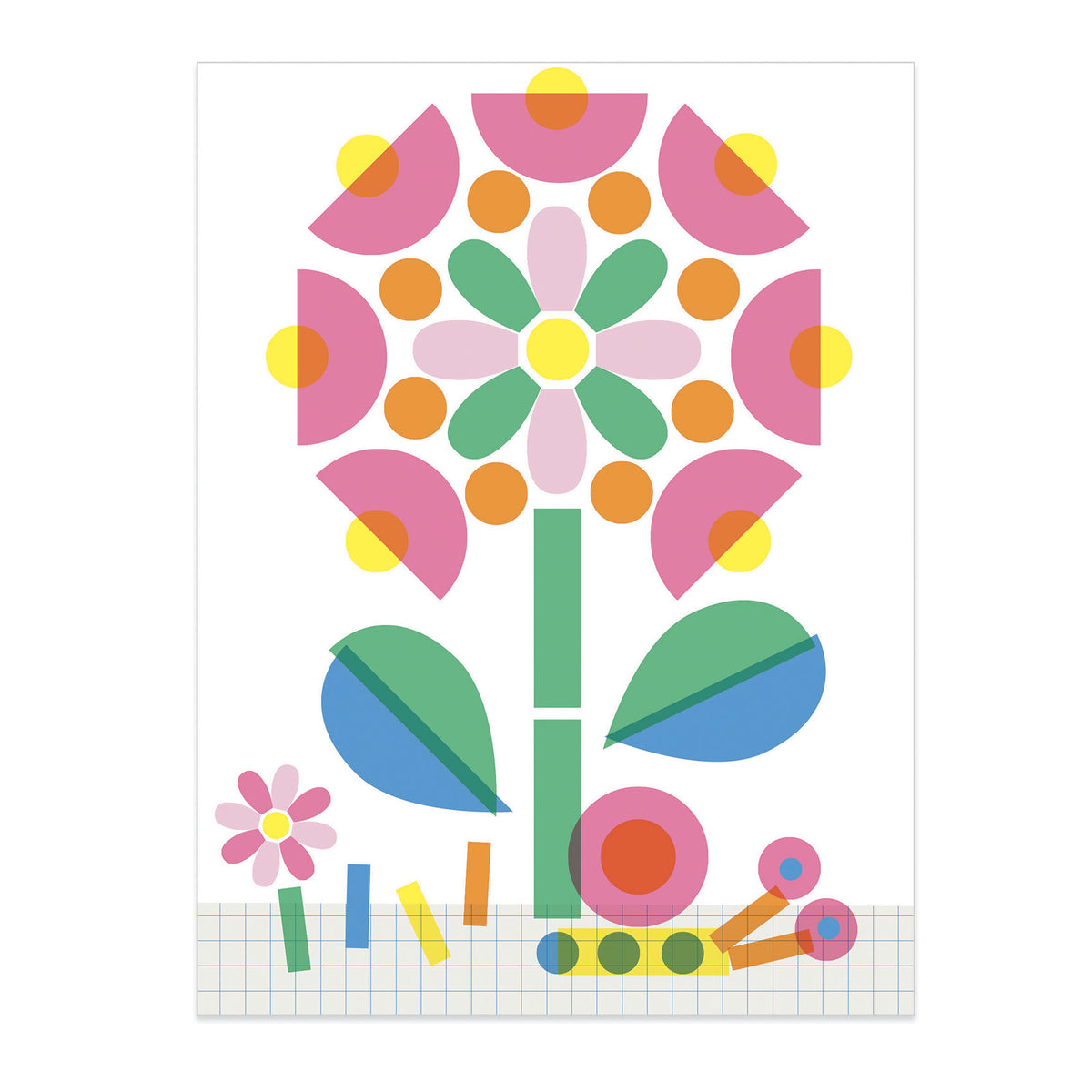 יצירה קטנטנים - חותמות  ושבלונות בשכבות