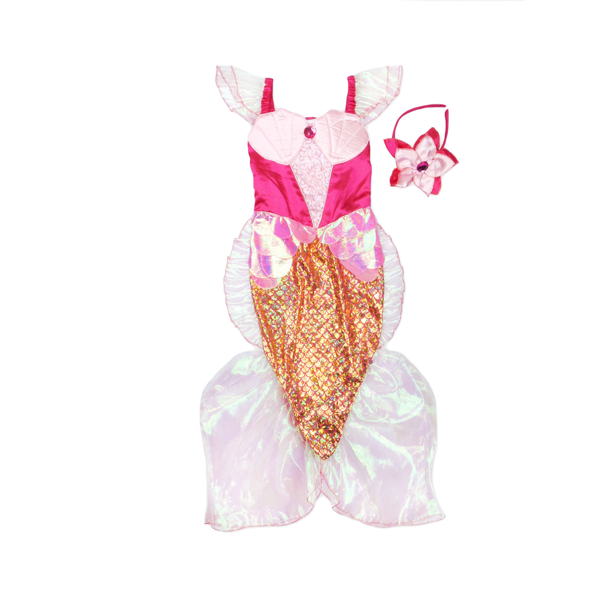 תחפושת 5/6 - בת הים ורודה כולל סרט