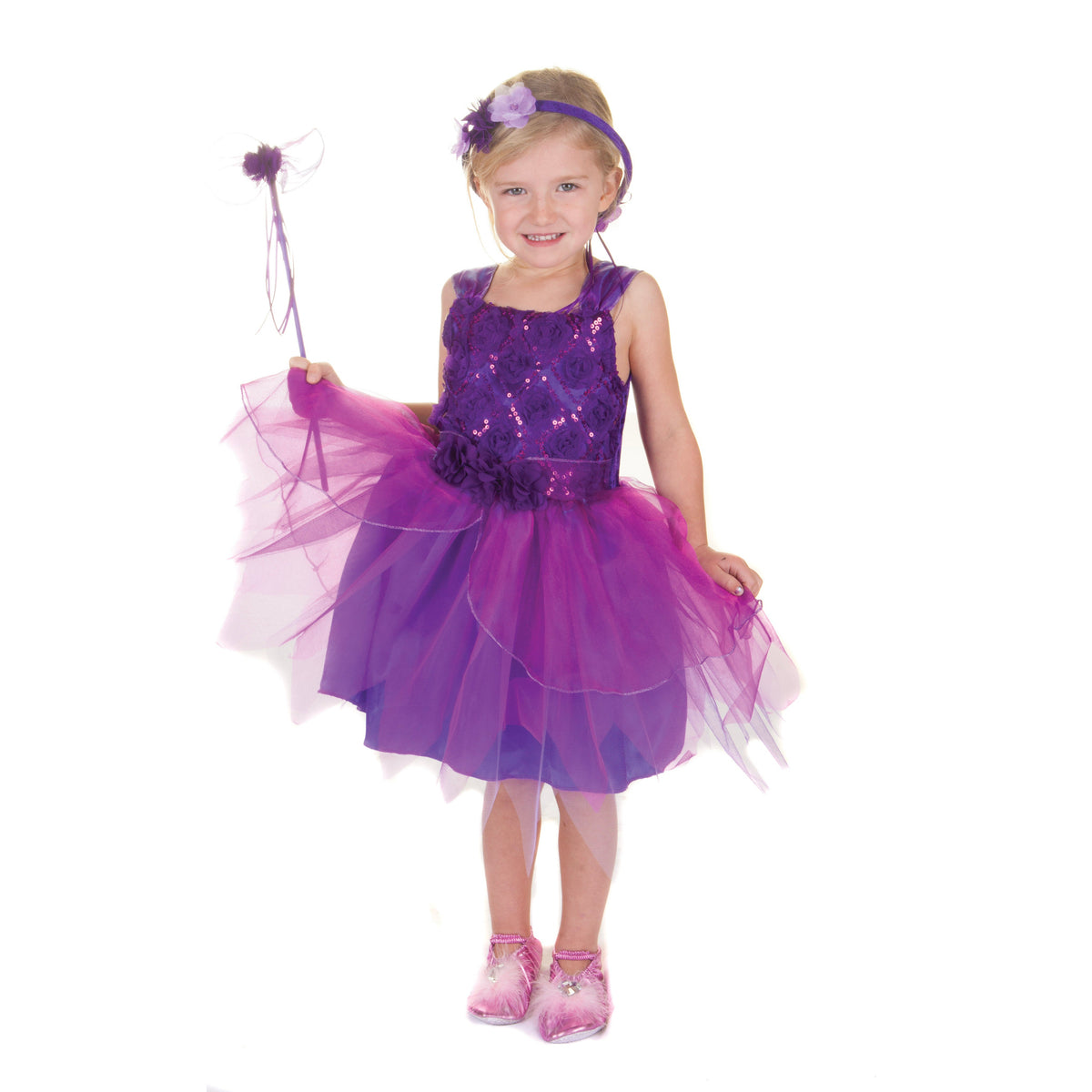 תחפושת 5/6 - פיית פרחים סגולה