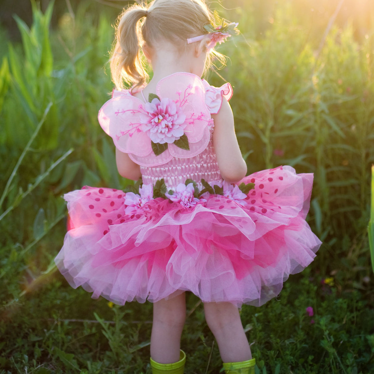 תחפושת 5/6 - פיית הפרחים ורודה