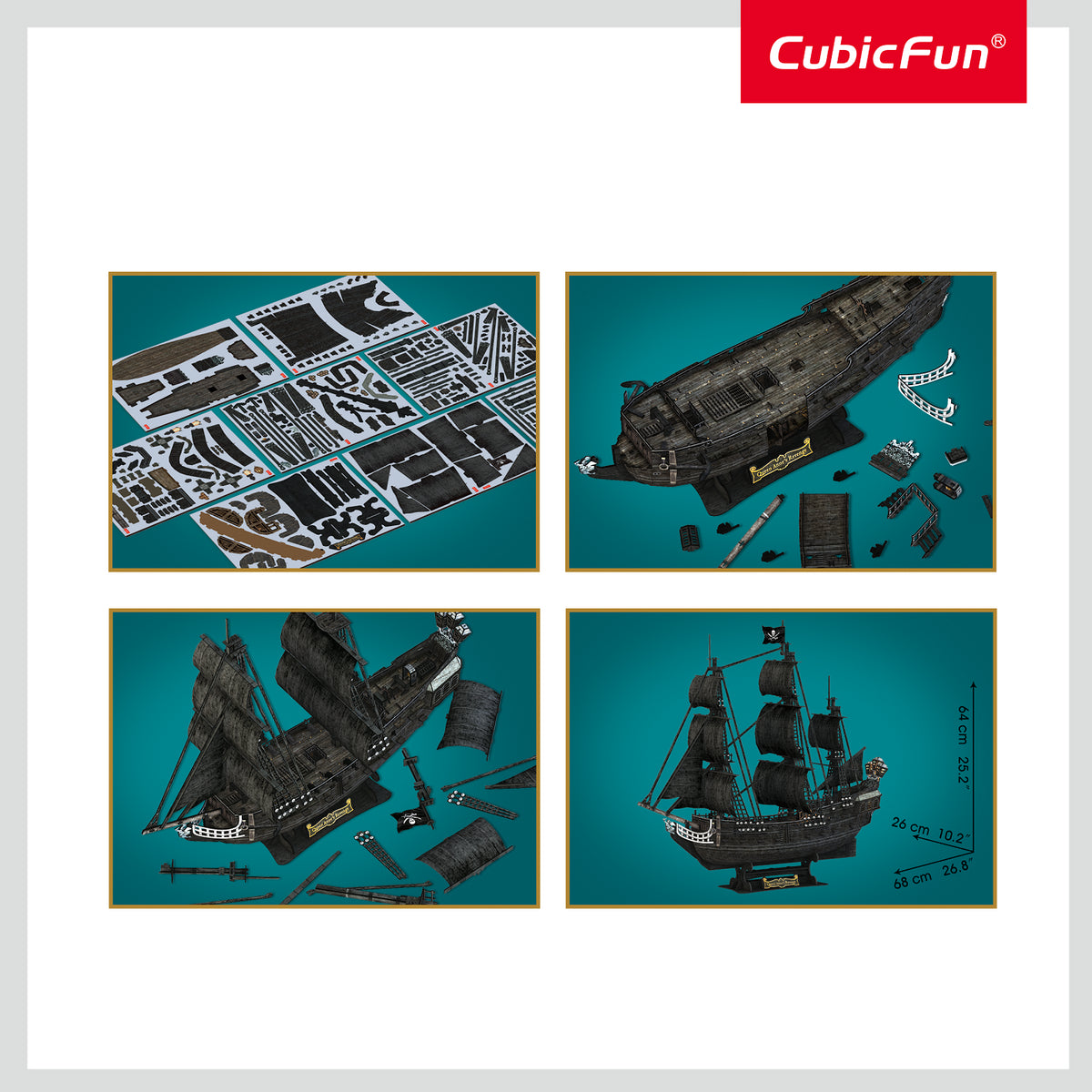 לד - פיראטים - ספינת נקמתה של המלכה אן של שחור הזקן( רמה 6)