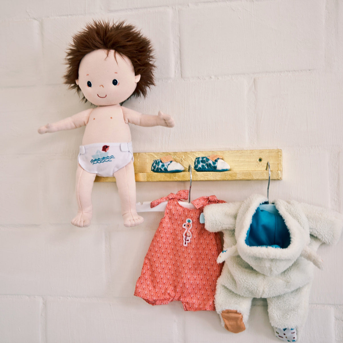 בגד לבובה 36 סמ - פיג&#39;מה