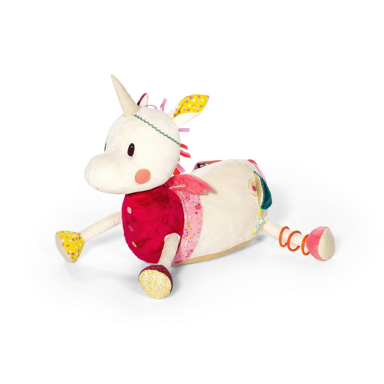 בובת פעילות ענקית - לואיז החד קרן