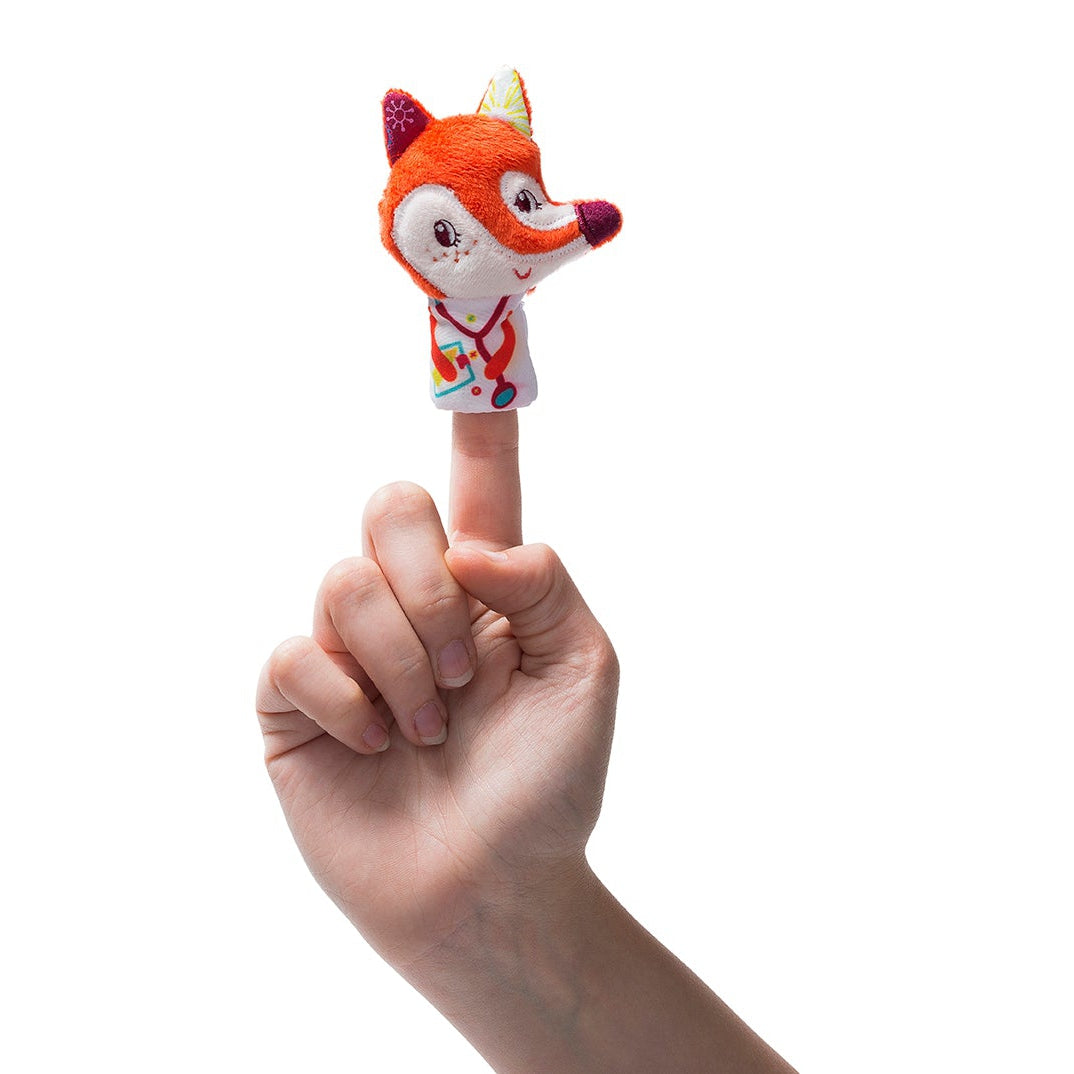 ספר בד עם בובת אצבע - אליס הרופאה