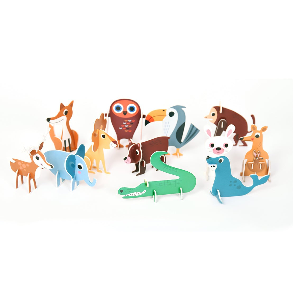 פאזל תלת מימדי - חיות