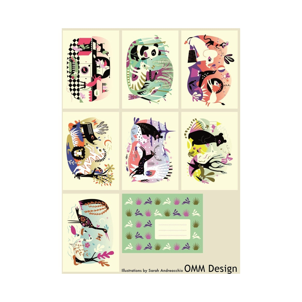 ערכת גלויות - חיות