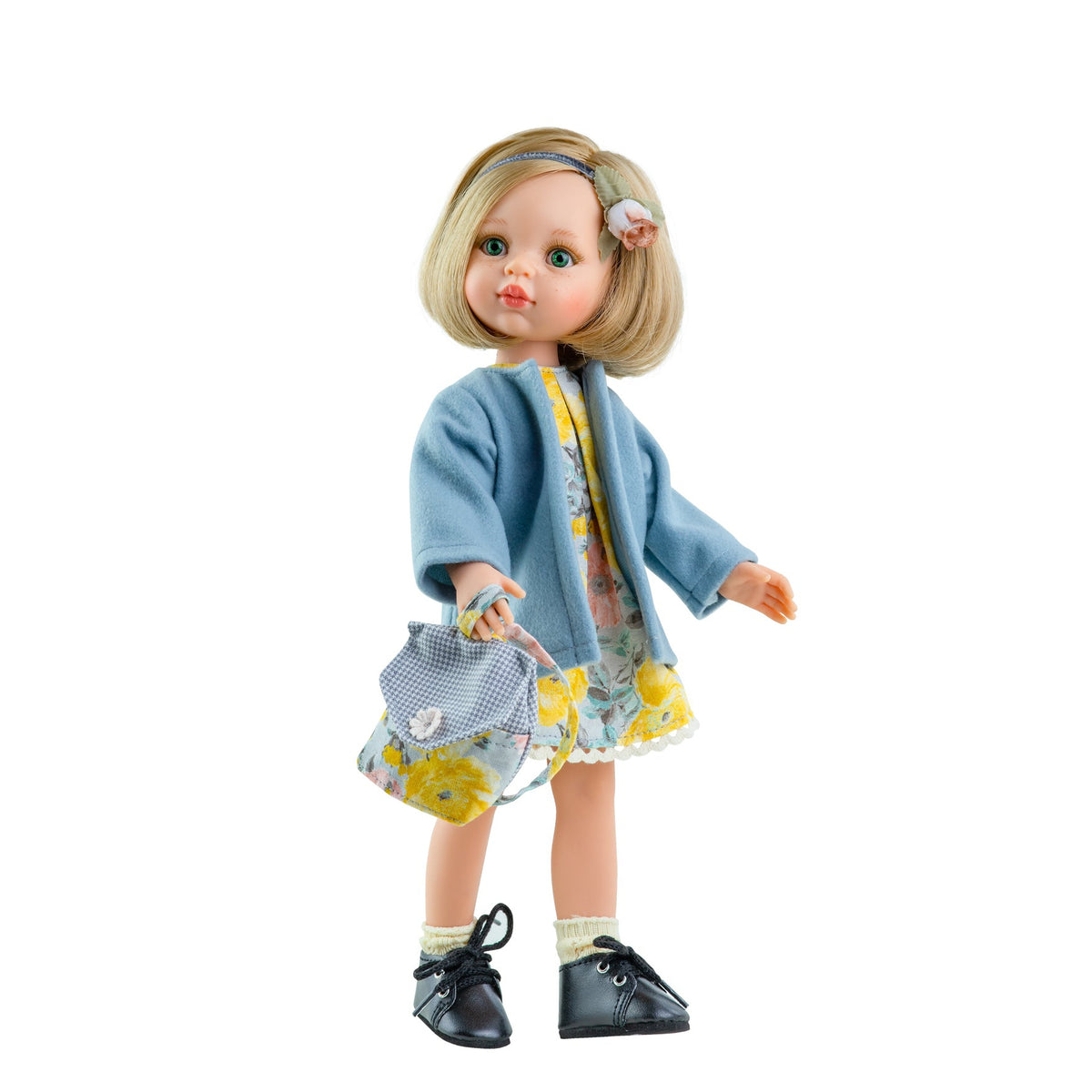 בובה - קרלה - שמלה פרחונית