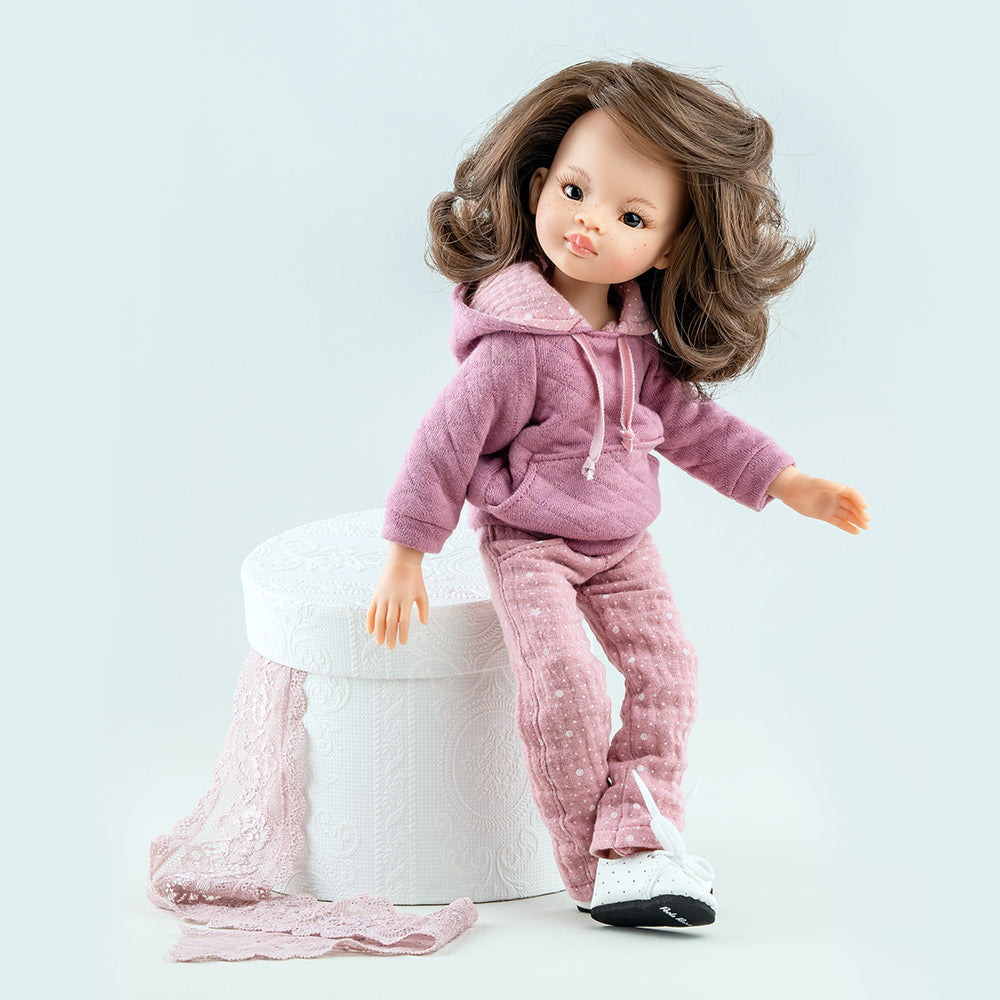 בובה -  ארטיקולדס ליו סווטשירט ורוד