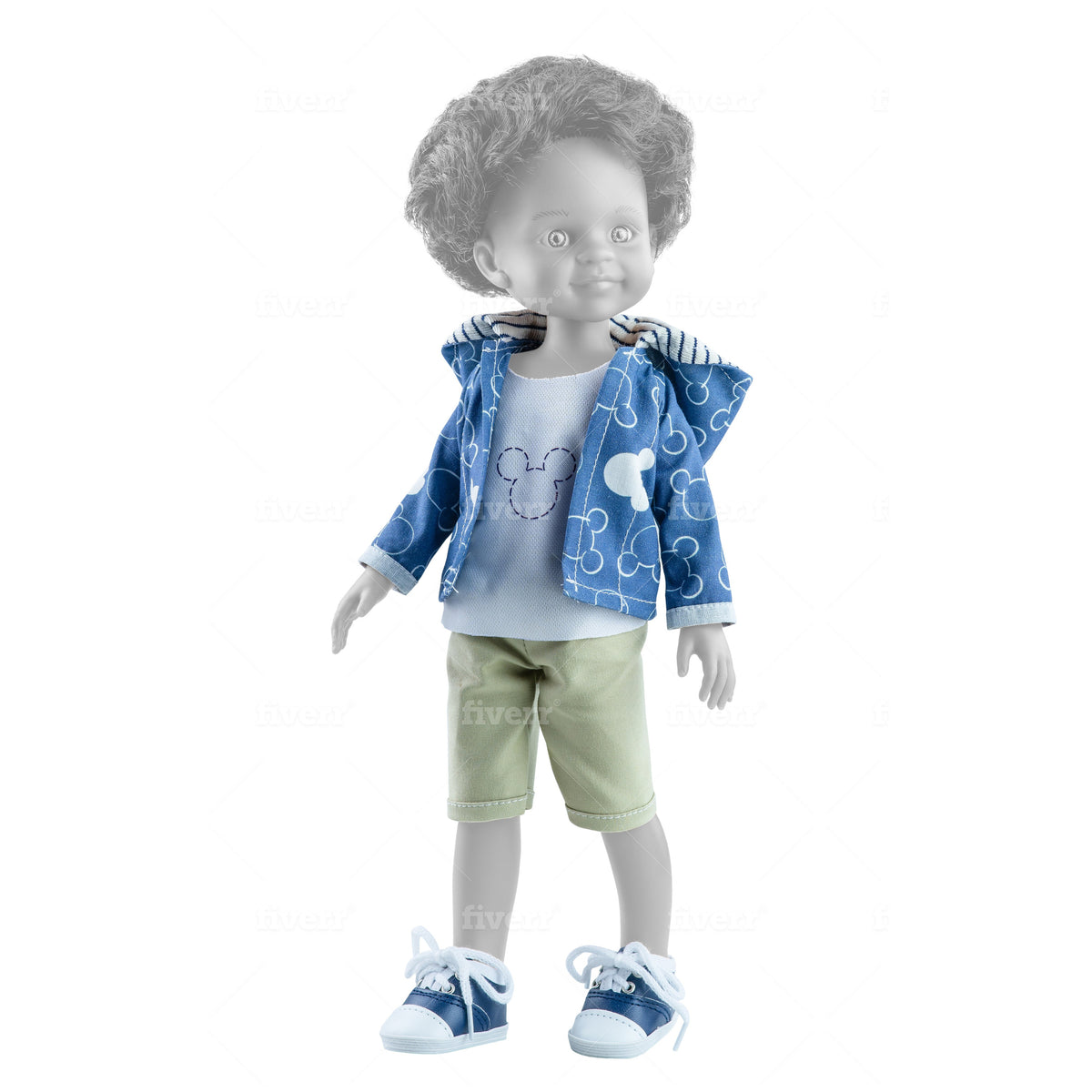 בגד 32 סמ - ג&#39;קט כחול