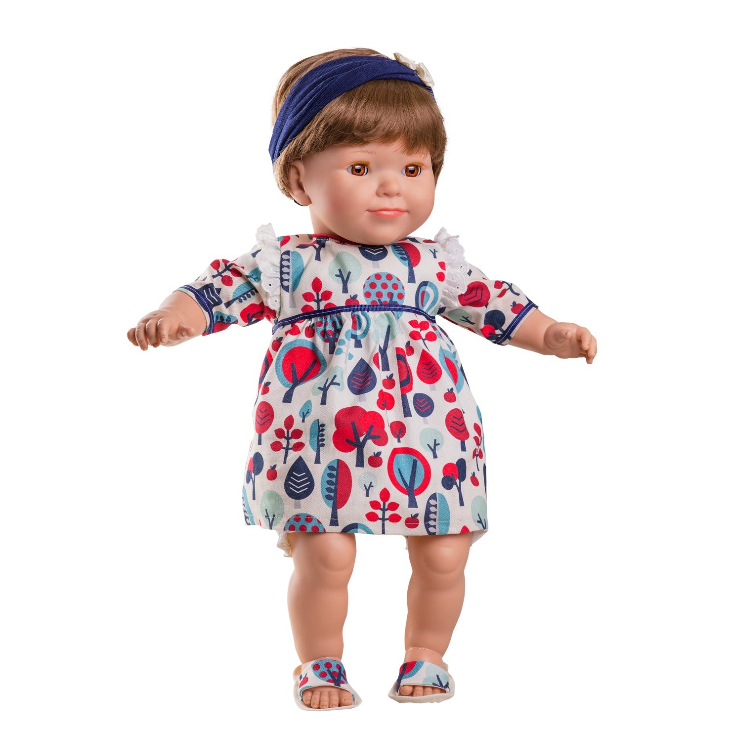 בובה - נטלי שמלה טבע אדום חכול